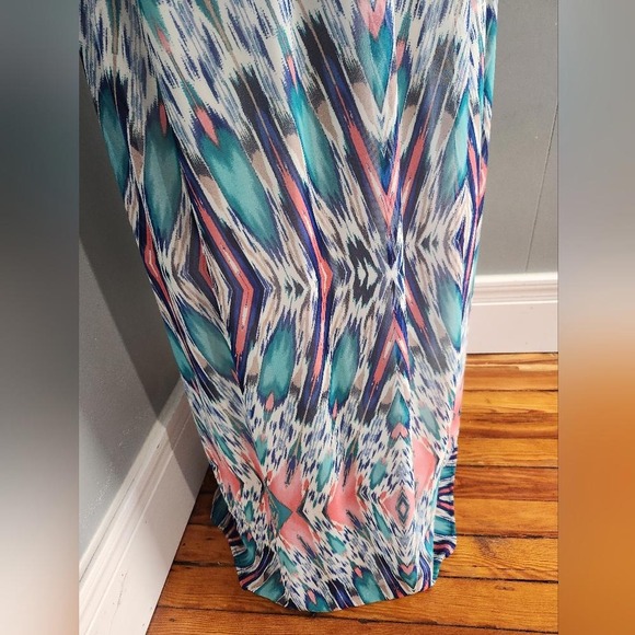 Lily Rose in Bloom‎ Multi Color Maxi Dress Size XL - Picture 2 of 7